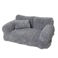 Thick Plush Sofa Bed with Washable Cover