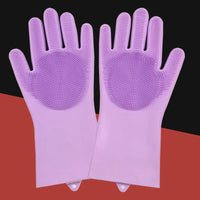 Silicone Bath & Massage Grooming Glove