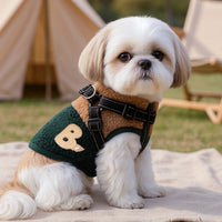 Winter Fleece Harness Vest for Small Dogs & Cats