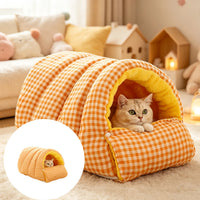 Cozy Sleeping Bag Cave Bed for Cats