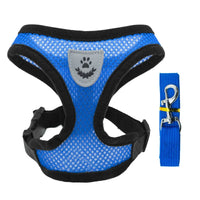 Breathable Mesh Harness & Leash Set for Cats & Small Dogs