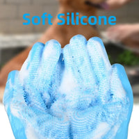 Silicone Bath & Massage Grooming Glove