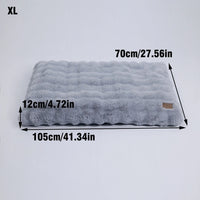 Ultra-Soft Calming Dog Bed with Foam Base