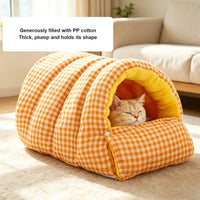 Cozy Sleeping Bag Cave Bed for Cats