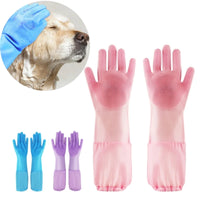 Silicone Bath & Massage Grooming Glove