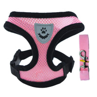 Breathable Mesh Harness & Leash Set for Cats & Small Dogs