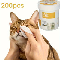 Tear Stain Eye Wipes for Dogs & Cats (200 pcs)
