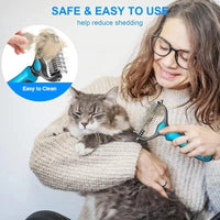 2-in-1 Deshedding Brush & Detangling Comb