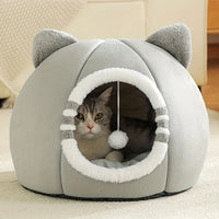Cozy Cave Tent Bed for Cats & Small Dogs