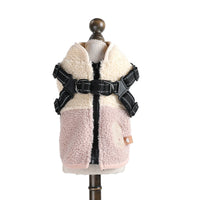 Winter Fleece Harness Vest for Small Dogs & Cats