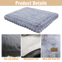 Ultra-Soft Calming Dog Bed with Foam Base
