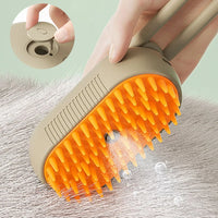 Steam Spray Grooming Brush for Cats & Dogs