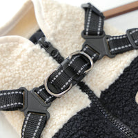 Winter Fleece Harness Vest for Small Dogs & Cats
