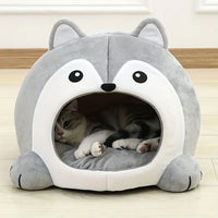 Cozy Cave Tent Bed for Cats & Small Dogs
