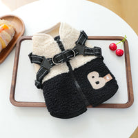 Winter Fleece Harness Vest for Small Dogs & Cats