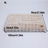 Ultra-Soft Calming Dog Bed with Foam Base